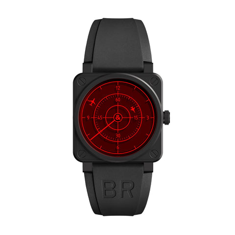 Bell & Ross BR03-92 Red Radar Ceramic-Bell & Ross BR03-92 Red Radar Ceramic - BR0392-RRDR-CE/SRB