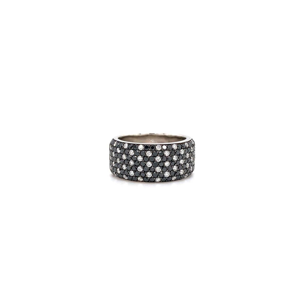 Bez Ambar Black and White Twinkle Diamond Ring - LPB11TB