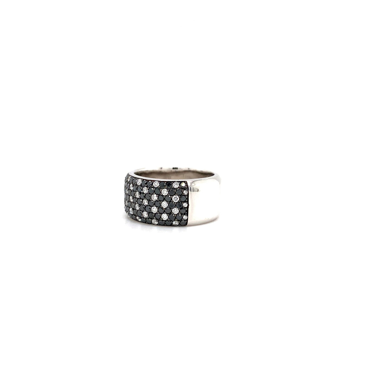 Bez Ambar Black and White Twinkle Diamond Ring - LPB11TB