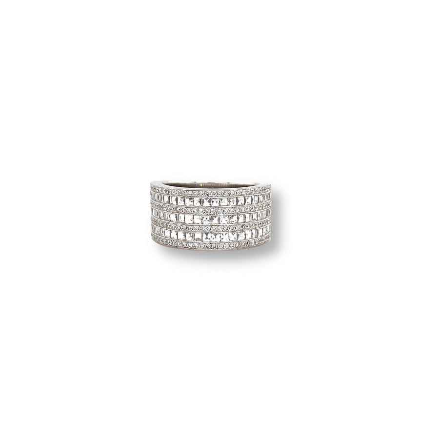 Bez Ambar Blaze 3 Row Diamond Ring - BRC3X1487540
