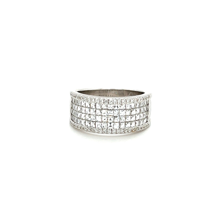 Bez Ambar Blaze 4 Row Diamond Pave Ring - DRBEZ01081