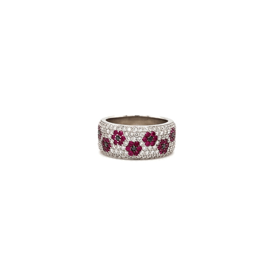 Bez Ambar Flower Ring - RRBEZ00055
