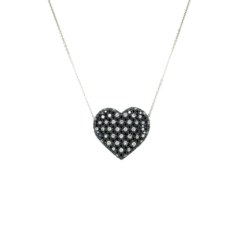 Bez Ambar Heart Diamond Necklace - 35294TB
