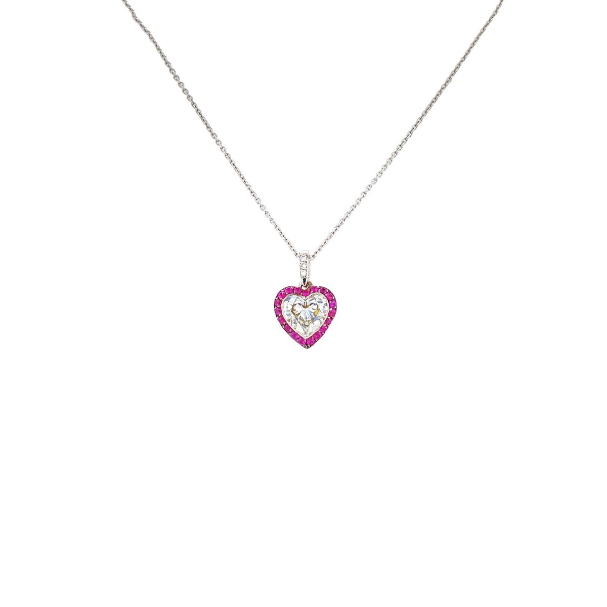 Bez Ambar Heart Diamond Necklace -