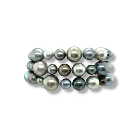 Black South Sea Cultured Pearl Bracelet - PBMAS00273