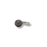 Black Cultured Pearl Diamond Ring-Black South Sea Cultured Pearl Diamond Ring - PRABL00055