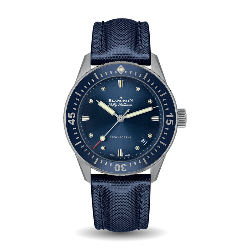 Blancpain Fifty Fathoms Bathyscaphe 38mm-Blancpain Fifty Fathoms Bathyscaphe 38mm - 5100-1140-O52A