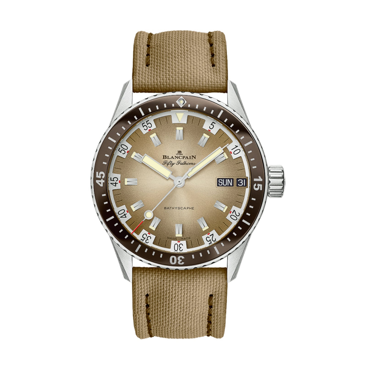 Blancpain Fifty Fathoms Bathyscaphe Day Date Desert Edition - 5052-1146-E52A