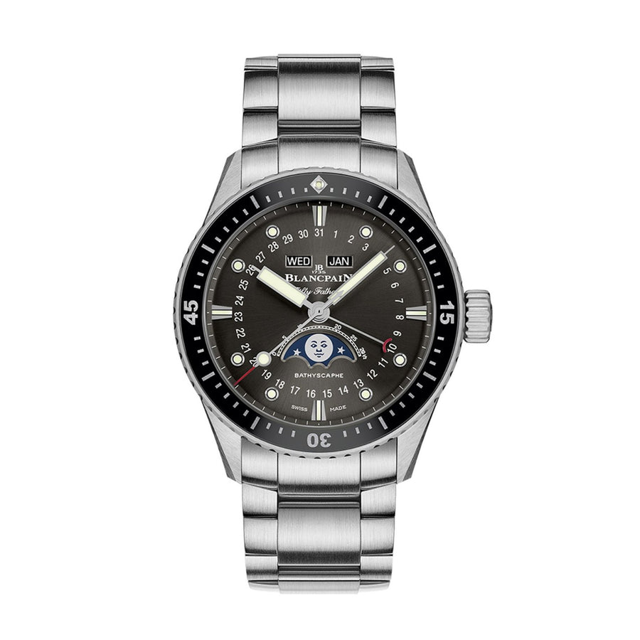Blancpain Fifty Fathoms Bathyscaphe Quantième Complet Phases de Lune - 5054-1110-71S