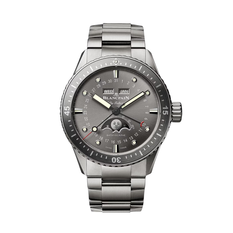 Blancpain Fifty Fathoms Bathyscaphe Quantième Complet Phases de Lune 43mm-Blancpain Fifty Fathoms Bathyscaphe Quantième Complet Phases de Lune - 5054 1210 98S