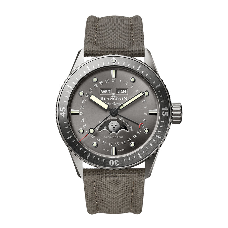 Blancpain Fifty Fathoms Bathyscaphe Quantième Complet Phases de Lune 43mm-Blancpain Fifty Fathoms Bathyscaphe Quantième Complet Phases de Lune - 5054-1210-G52A