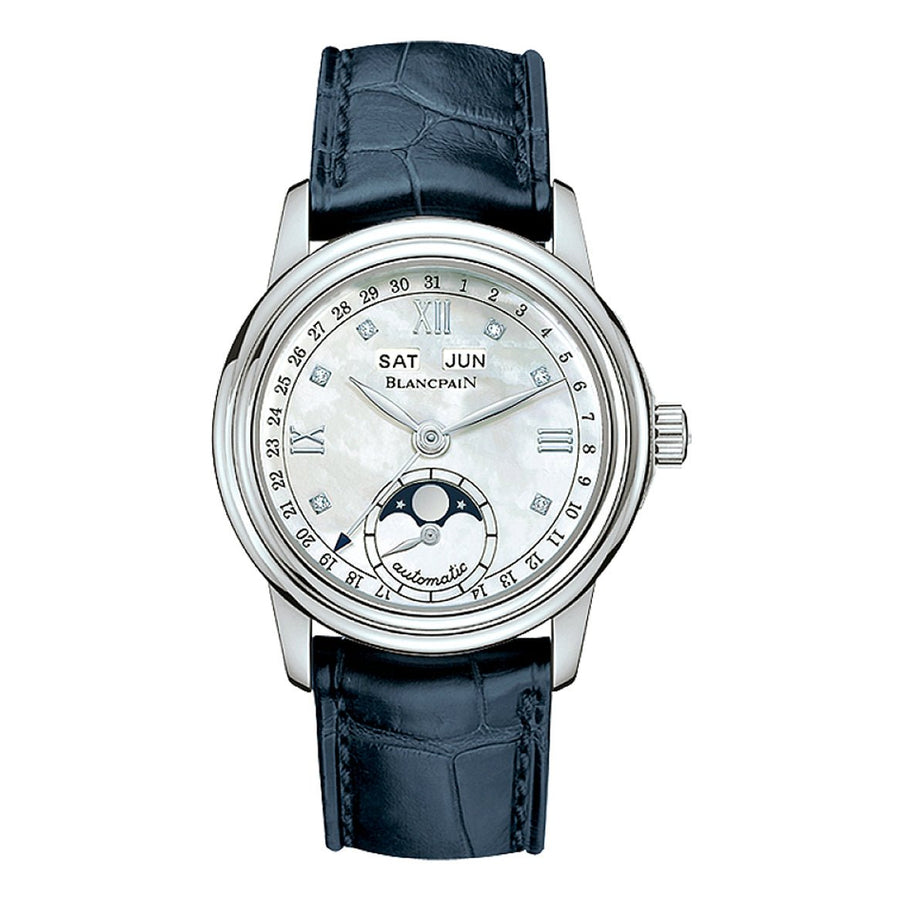 Blancpain Léman Moonphase & Complete Calendar Ladies Watch 34mm - 2360-1191A-55B