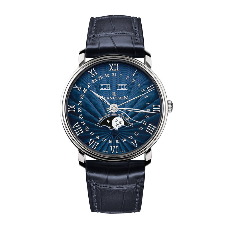 Blancpain Villeret Quantième Complet 40mm-Blancpain Villeret Quantieme Complet - 6654-1529-55B