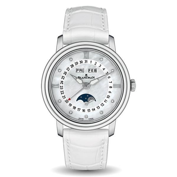 Blancpain Villeret Quantieme Complet Automatic Ladies Watch -