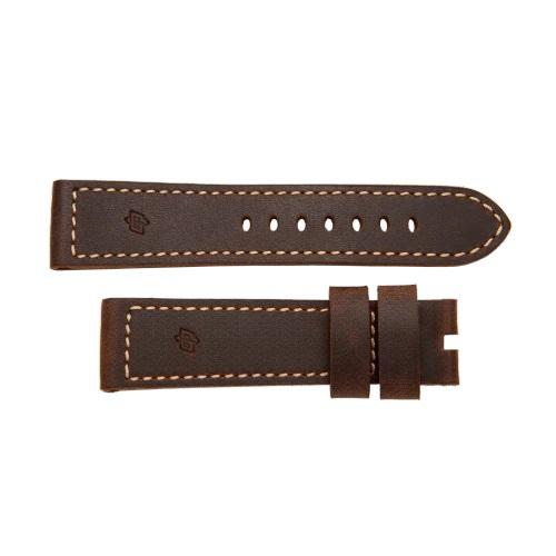 Calf Ponte Vecchio Dark Brown Beige 24/22mm - MX0090HT