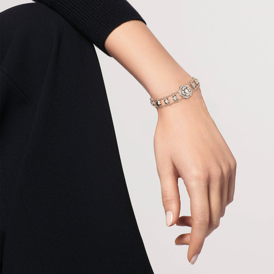 CHANEL Bouton de Camélia Bracelet - J12065