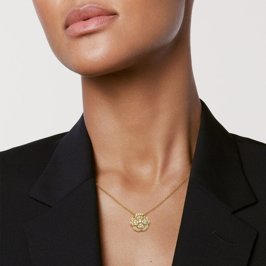 CHANEL Bouton de Camélia Necklace - J12037