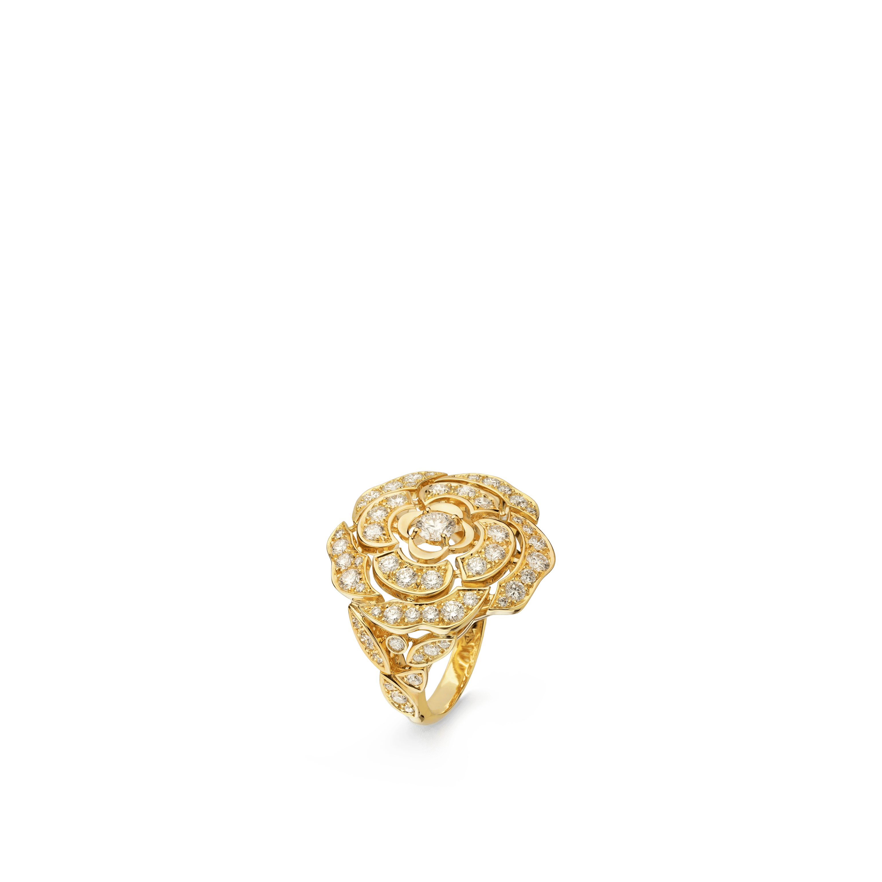 CHANEL Bouton de Camélia Ring - J12121