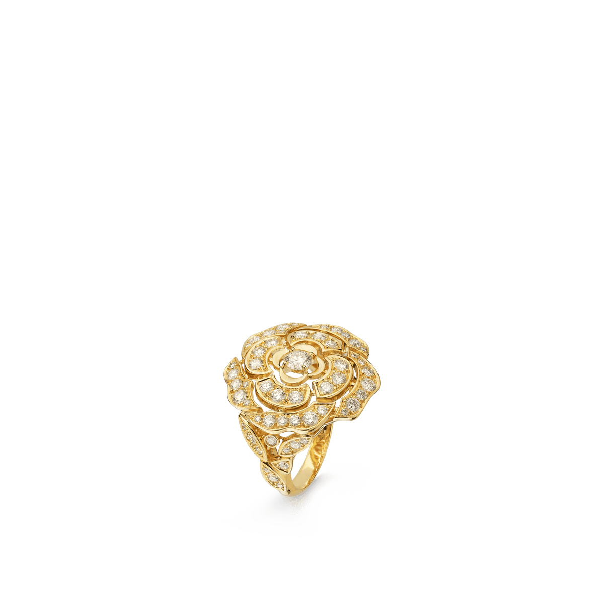 CHANEL Bouton de Camélia Ring - J12121