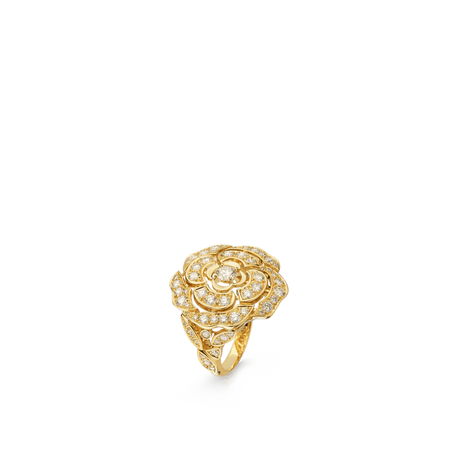 CHANEL Bouton de Camélia Ring - J12121