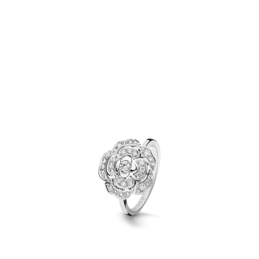 CHANEL Bouton de Camélia Ring - J12201