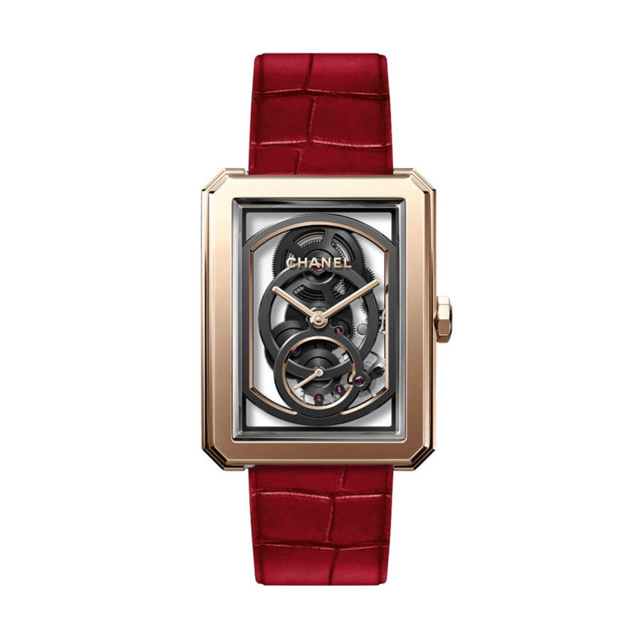 CHANEL BOY·FRIEND Skeleton Watch -