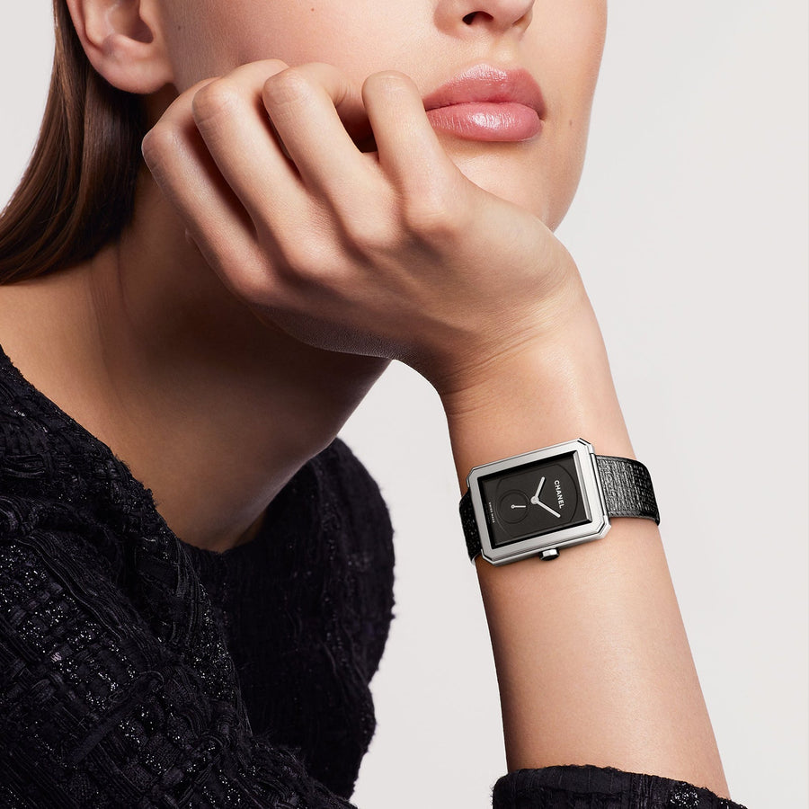 CHANEL BOY·FRIEND Tweed Watch - H5201