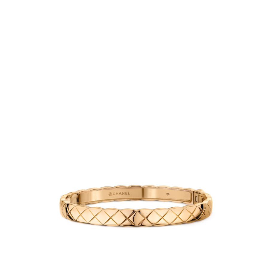 Chanel COCO CRUSH Bracelet 18K Rose Gold No Diamond Bangle J11333