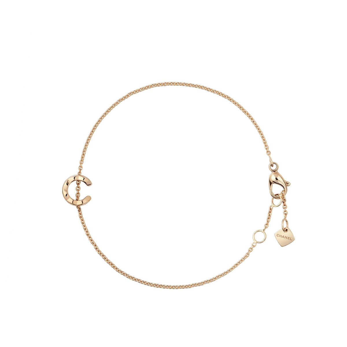 CHANEL Coco Crush Bracelet in 18 karat beige gold quilted motif.
