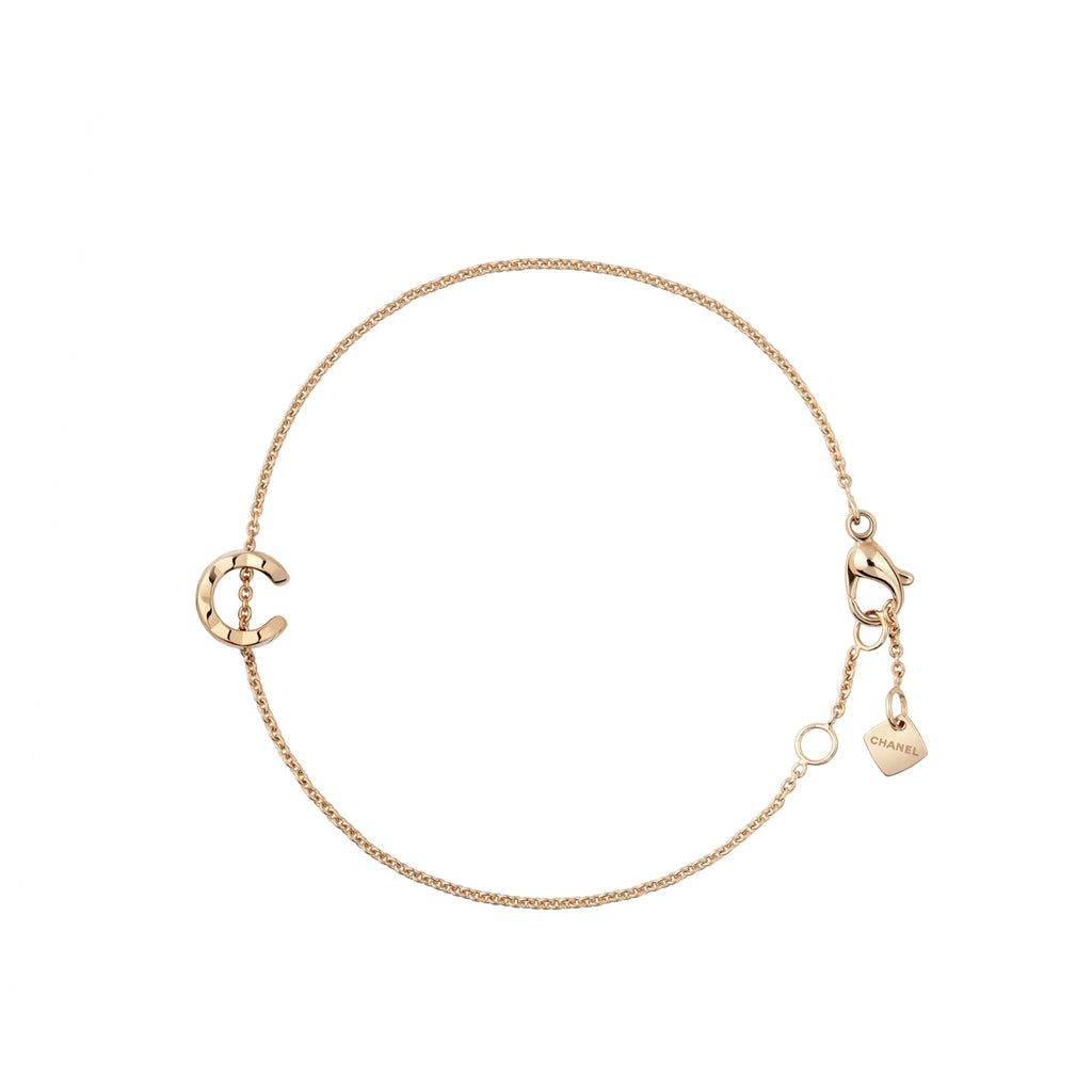 Chanel Coco Crush Bracelet Quilted Motif, 18k Beige Gold J11333 -  JewelryReluxe
