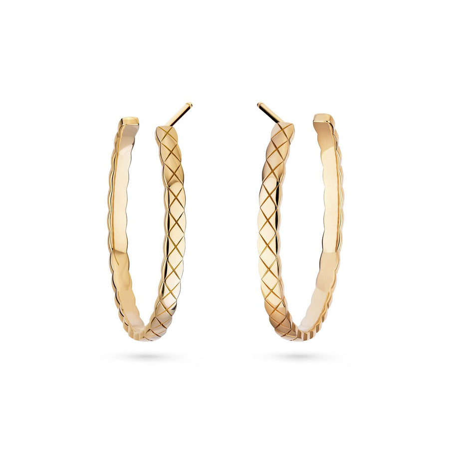 CHANEL Coco Crush Hoop Earrings - J12092