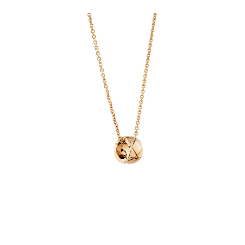Chanel Necklace coco crush 米金色小金豆, 名牌, 飾物及配件- Carousell