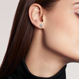 CHANEL Comète Chevron Earrings