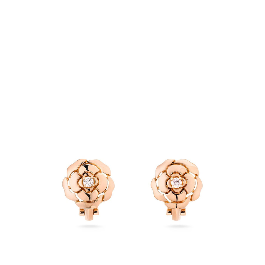 CHANEL Extrait de Camélia Earrings -