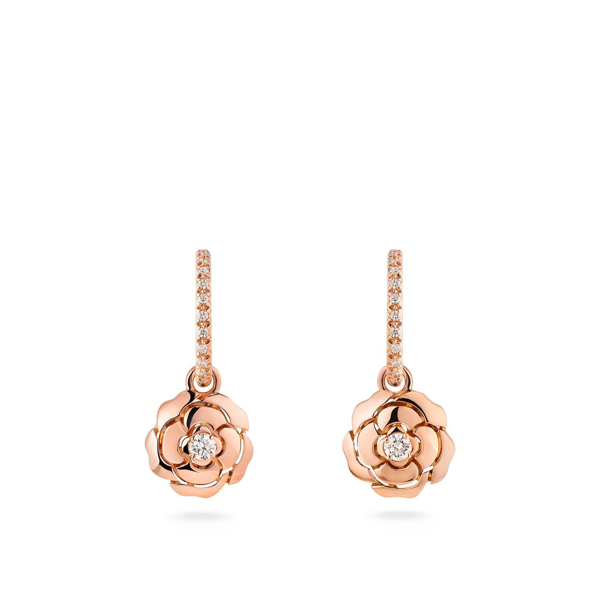 CHANEL Extrait de Camélia Earrings -