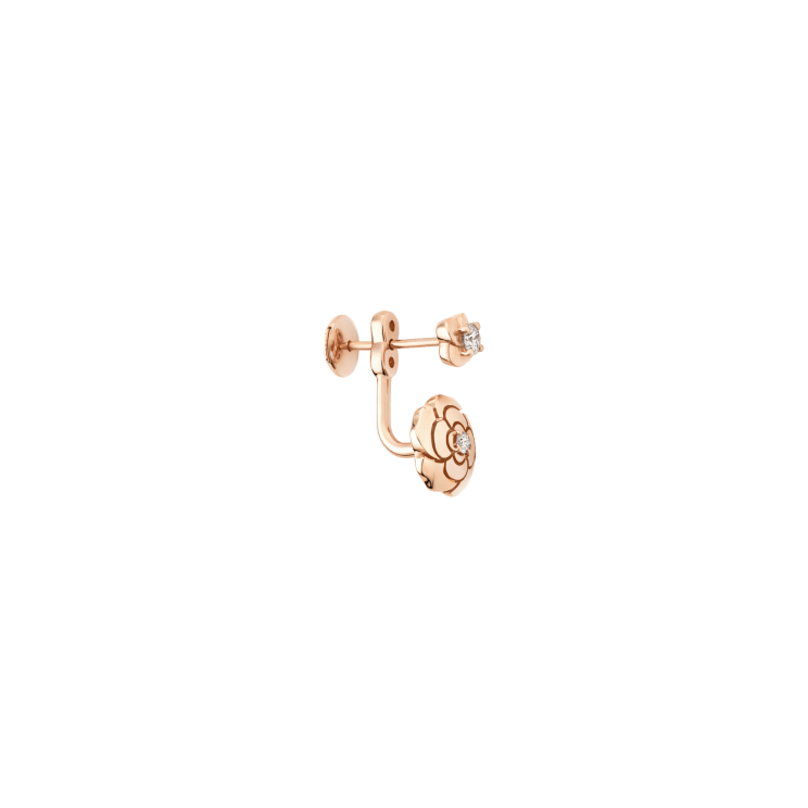 CHANEL Extrait de Camélia Single Earring - J12119