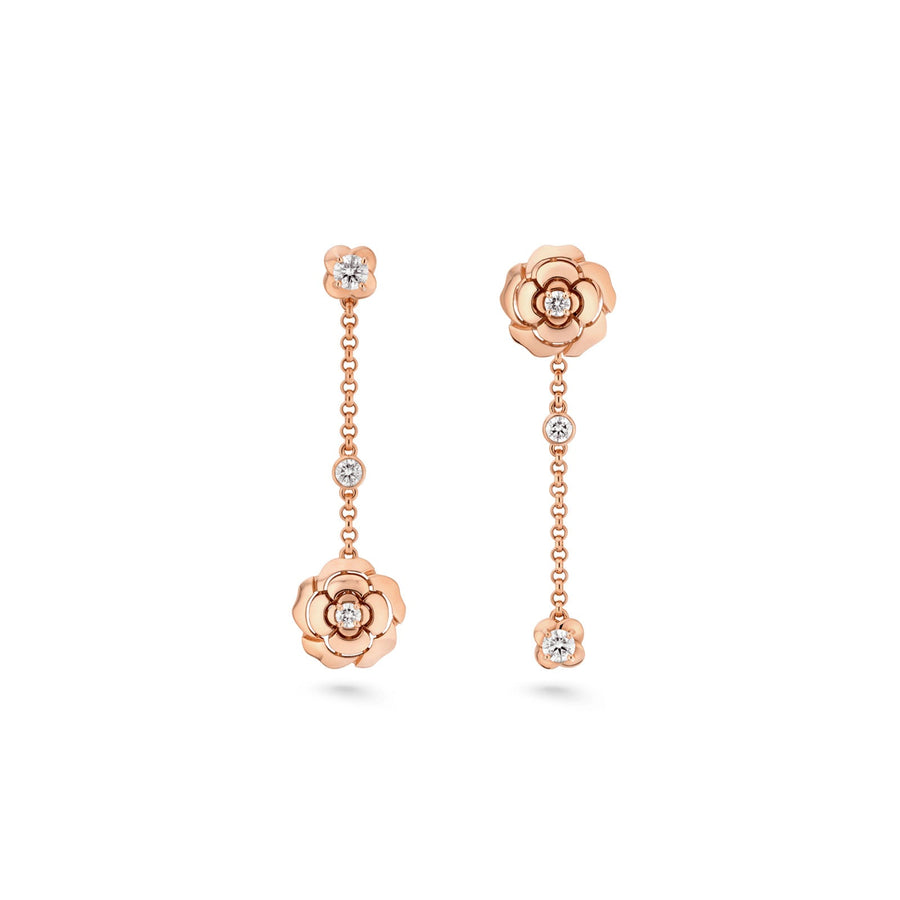 CHANEL Extrait de Camélia Transformable Earrings - J12375