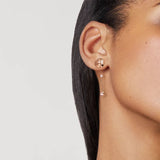 CHANEL Extrait de Camélia Transformable Earrings - J12375