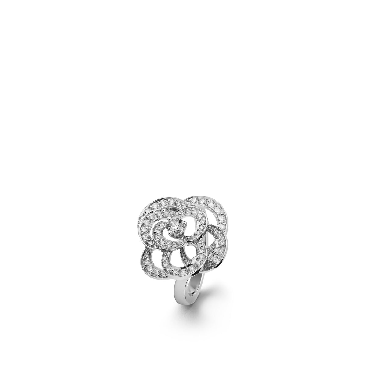 CHANEL Fil De Camelia Ring -