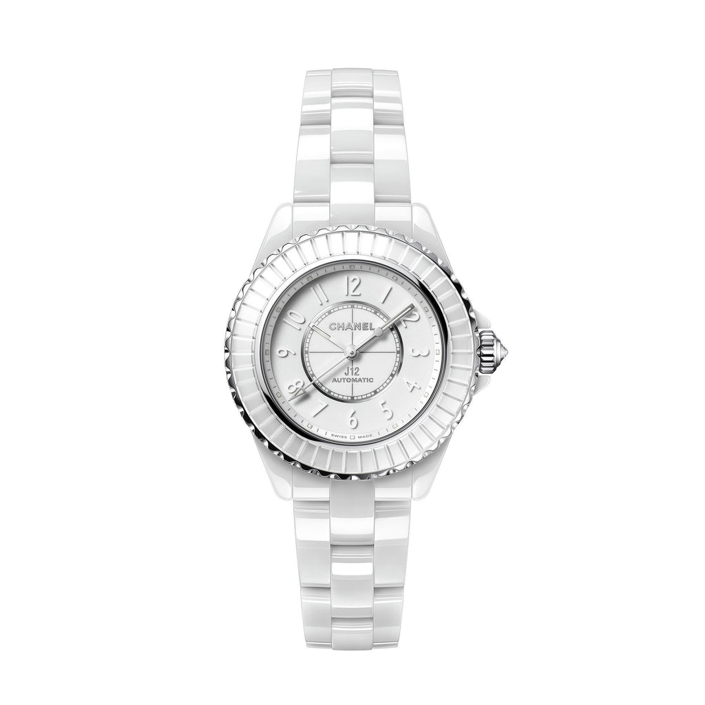 Chanel J12 38mm White Ceramic and Steel Watch