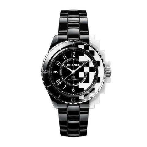 CHANEL J12 Cybernetic Watch, 38mm-CHANEL J12 Cybernetic Watch, 38mm - H7988