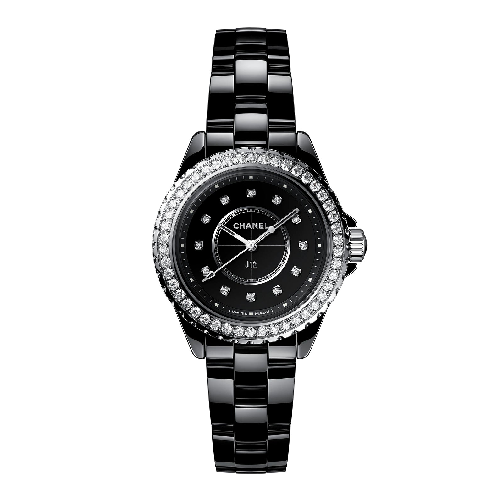 CHANEL J12 41ミリ　コマ J12 Chronograph Watch, 41 mm Black Ceramic - H0940 | CHANEL