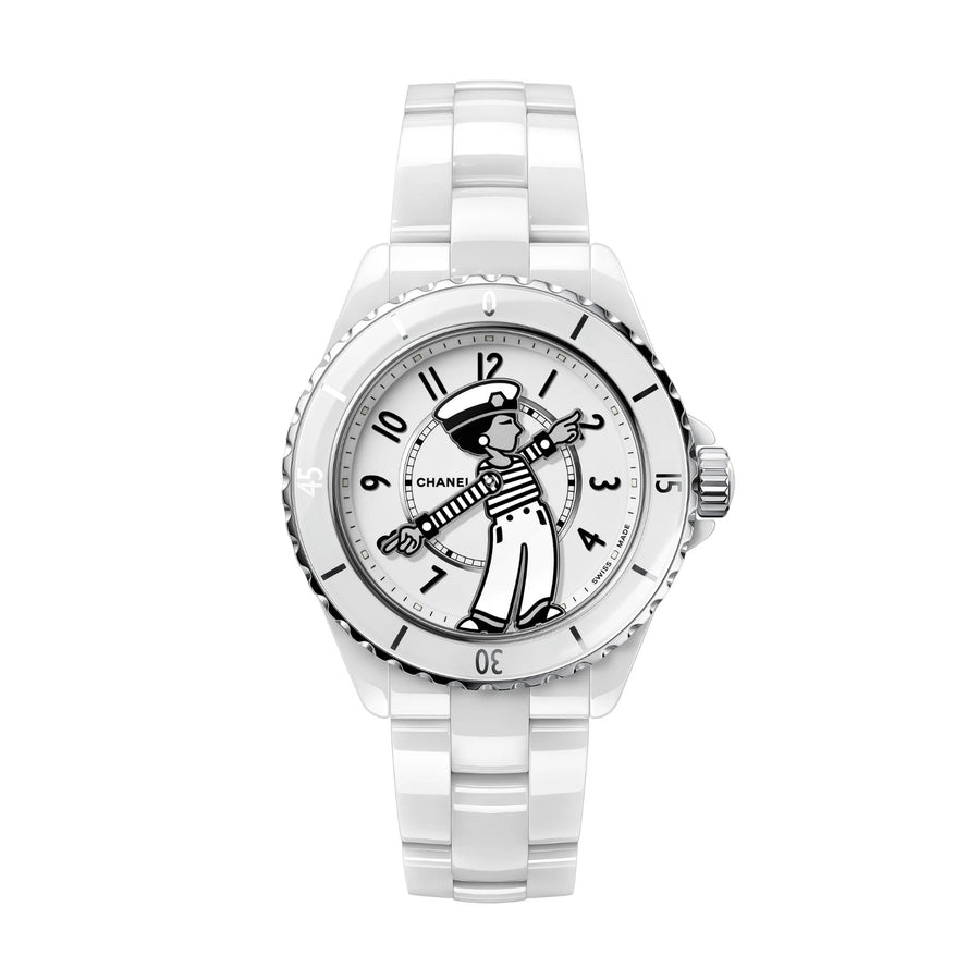 CHANEL Mademoiselle J12 La Pausa Watch, 38mm - H7481