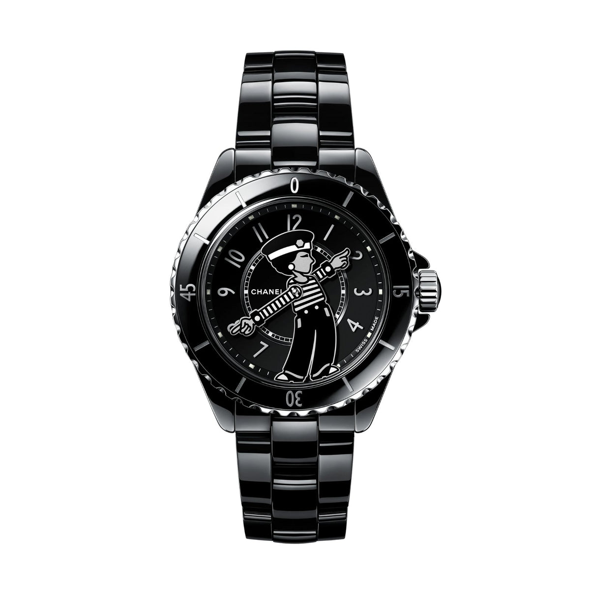CHANEL Mademoiselle J12 La Pausa Watch, 38mm - H7609