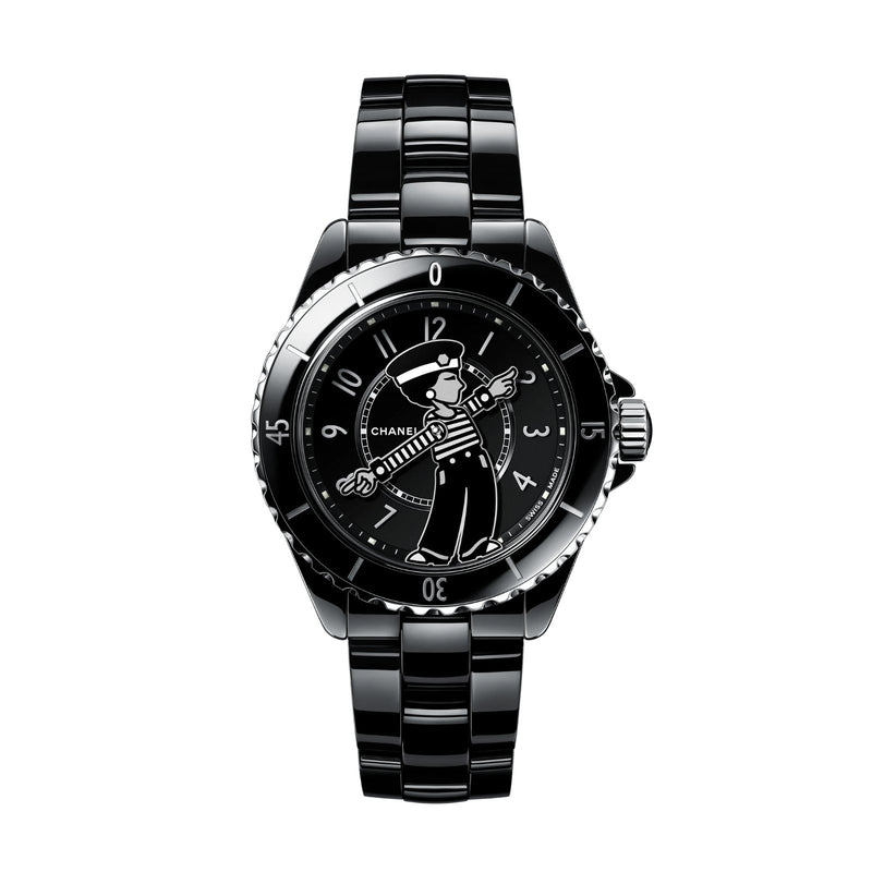 CHANEL Mademoiselle J12 La Pausa Watch, 38mm-CHANEL Mademoiselle J12 La Pausa Watch, 38mm - H7609