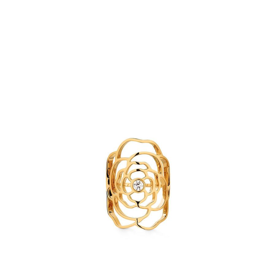 CHANEL Pétales de Camélia Ring -
