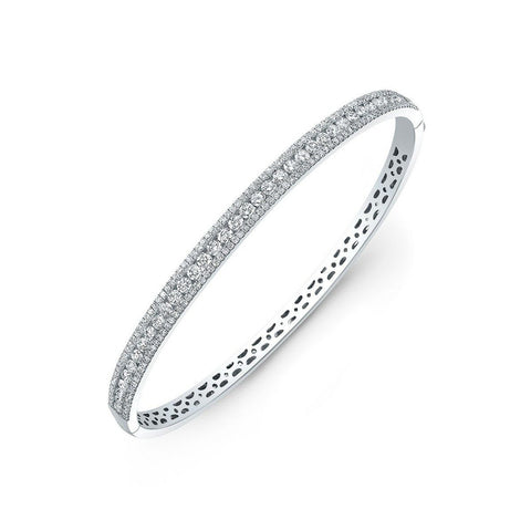 Channel Set Diamond Bangle-Channel Set Diamond Bangle - DBMKD00695