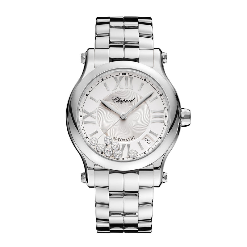 Chopard Happy Sport Automatic Diamond Ladies Watch 274893-5010