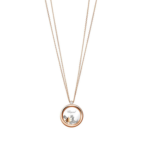 Chopard Happy Sun, Moon and Stars Necklace-Chopard Happy Sun, Moon and Stars -