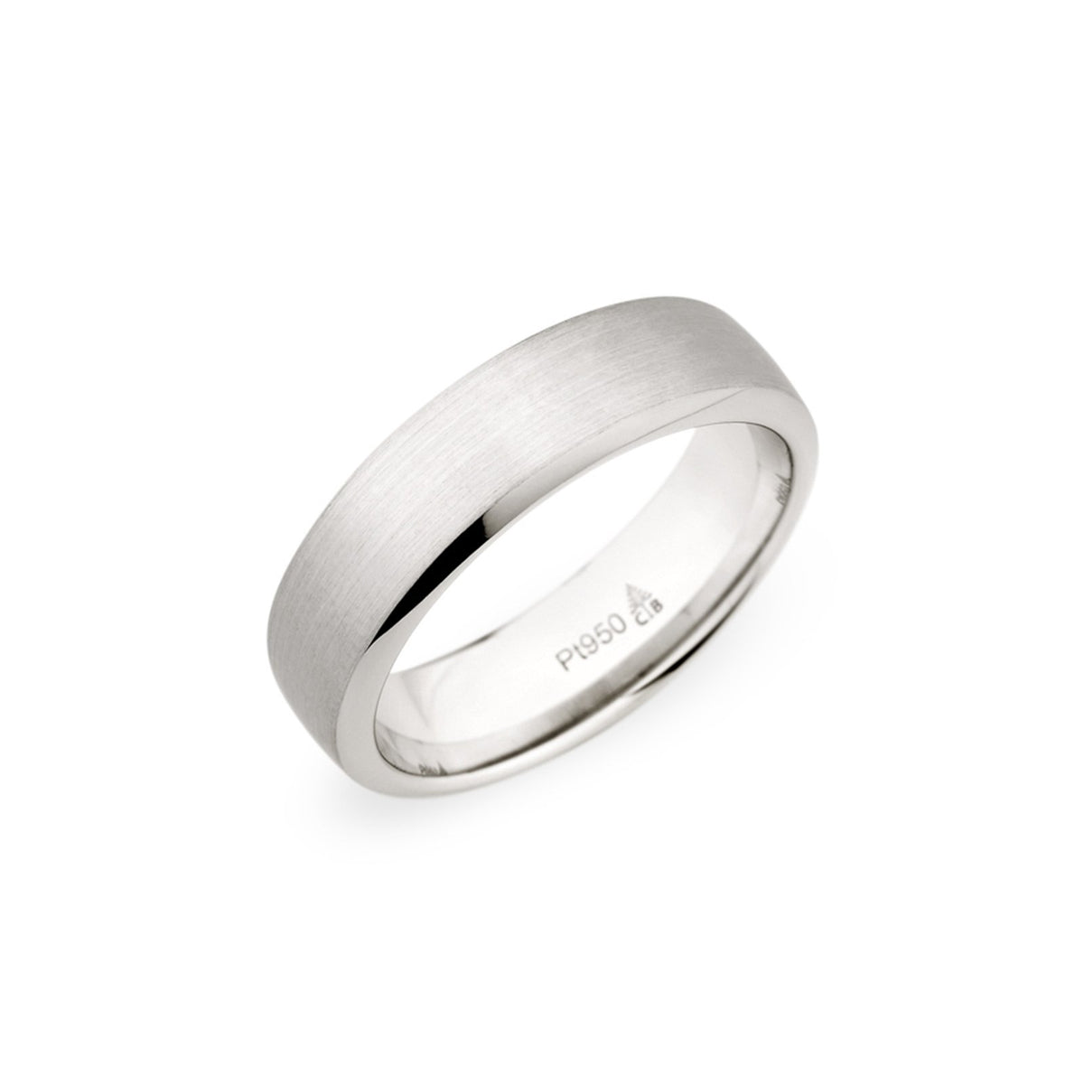 Christian Bauer Palladium Matte Band 6mm -